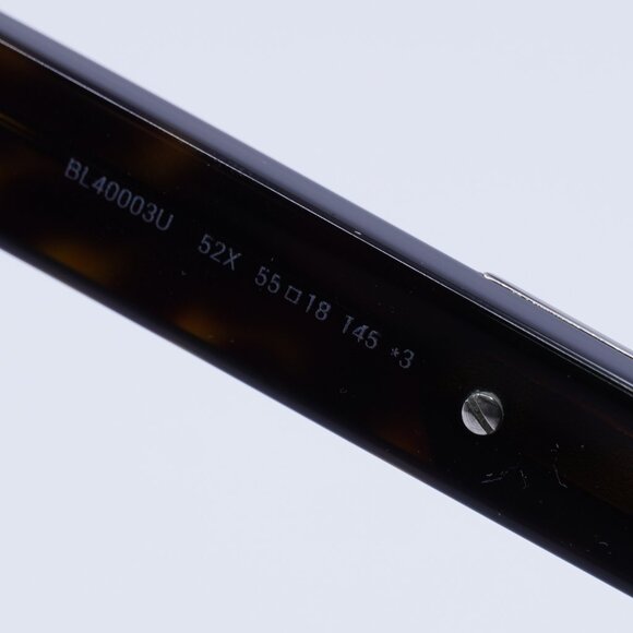 Berluti BL40003U 52X Sunglasses Havana Rectangle Frame, Blue Lenses - Picture 6 of 11